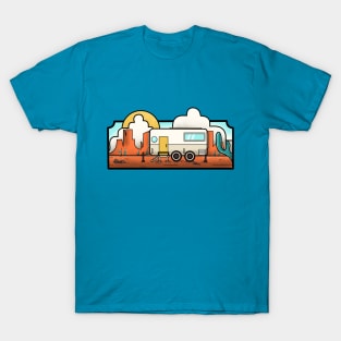 Campervan painting art T-Shirt